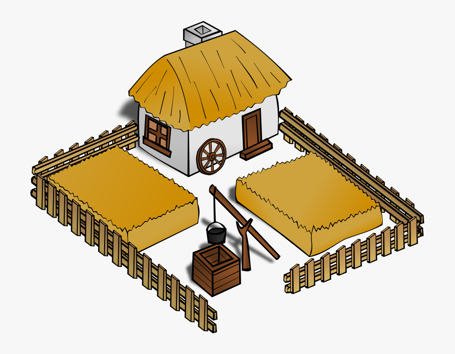 Farm Free To Use Cliparts - Medieval Farm Clipart, Transparent Clipart