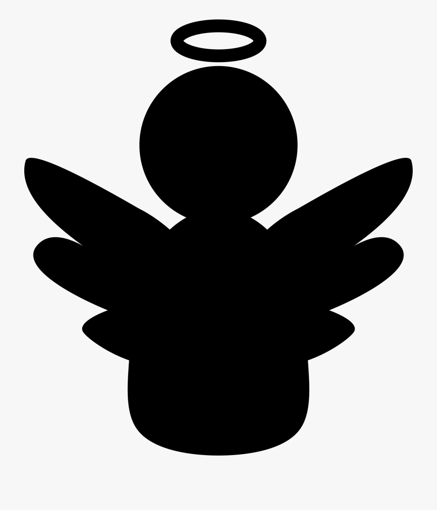 Angel Clipart Shadow - Devil And Angel Clipart, Transparent Clipart