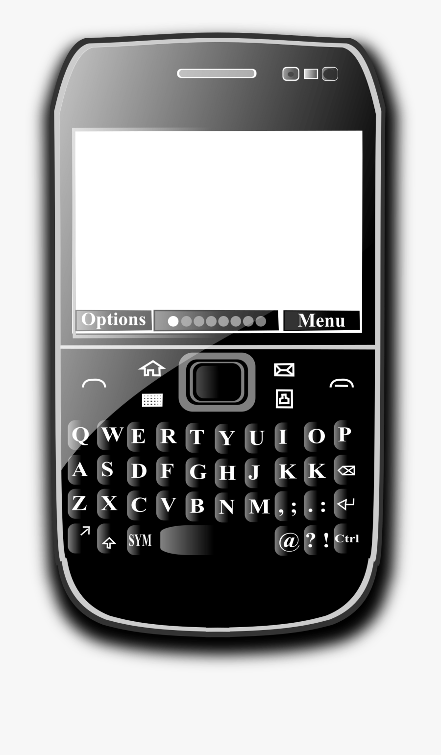 Mobile Phone, Transparent Clipart