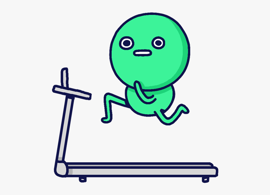 Sports Treadmill Workingout Transparent Sticker Animated - Animated Sports Sticker, Transparent Clipart