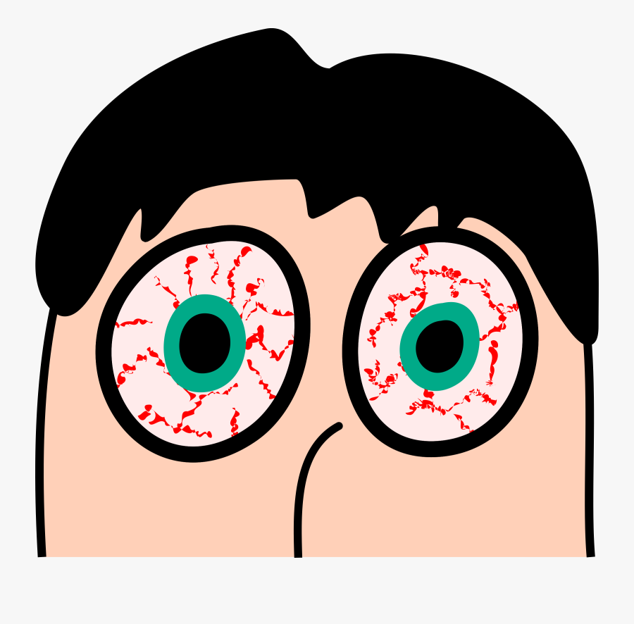Sleep - Red Eye Cartoon, Transparent Clipart