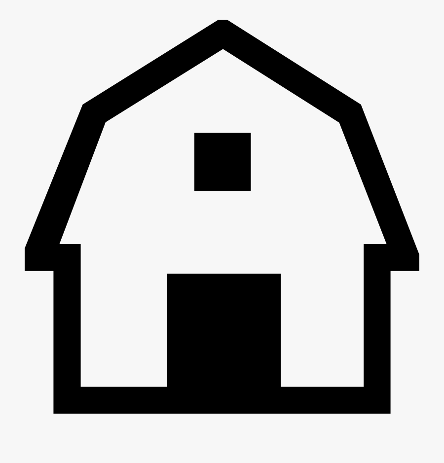 Farm Clipart Simple - Silhouette Farmer Clip Art, Transparent Clipart