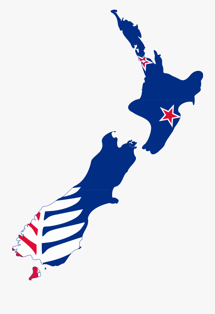 New Zealand Flag Clipart Png - New Zealand Economy Map, Transparent Clipart