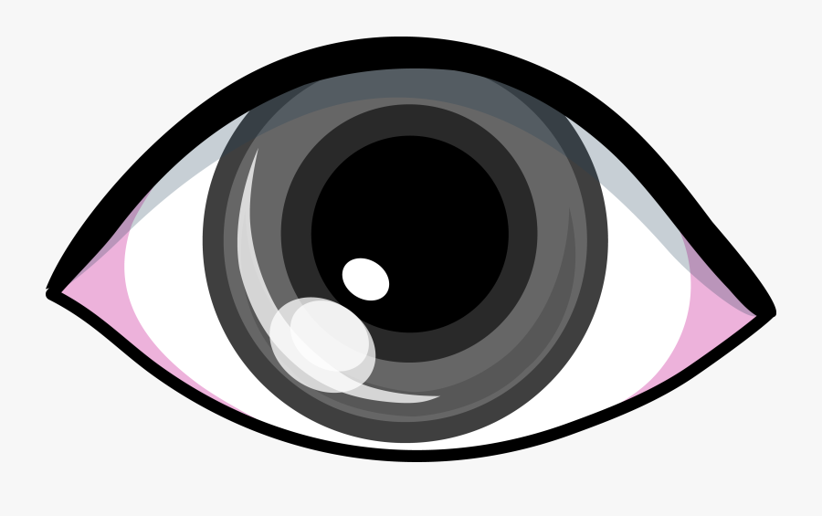 Grey Eye Clip Art - Cartoon Brown Eyes Png, Transparent Clipart