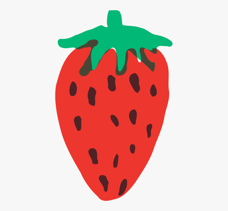 Strawberries Clipart Kind Fruit - Graphic Strawberry, Transparent Clipart