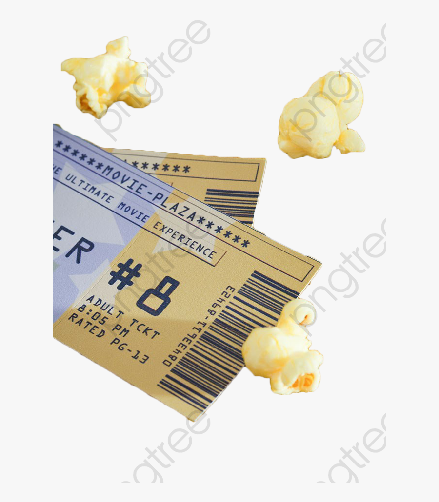 Movie Ticket Popcorn, Movie Clipart, Ticket Clipart, - Teddy Bear, Transparent Clipart