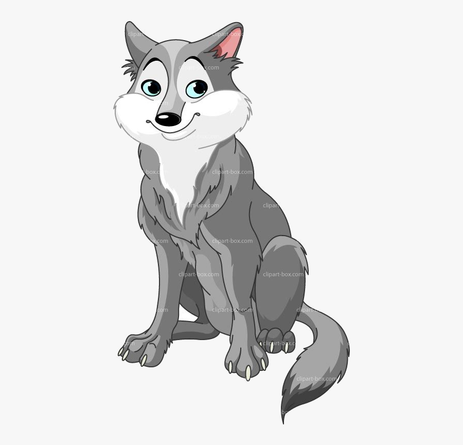 Wolf Clipart Free Sitting Royalty Vector Design Dinosaur - Wolf Clipart, Transparent Clipart