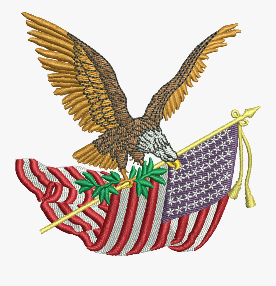 Images In Collection - American Eagle Holding Flag, Transparent Clipart
