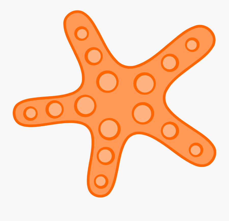 Starfish Clipart - Starfish Cartoon Png, Transparent Clipart