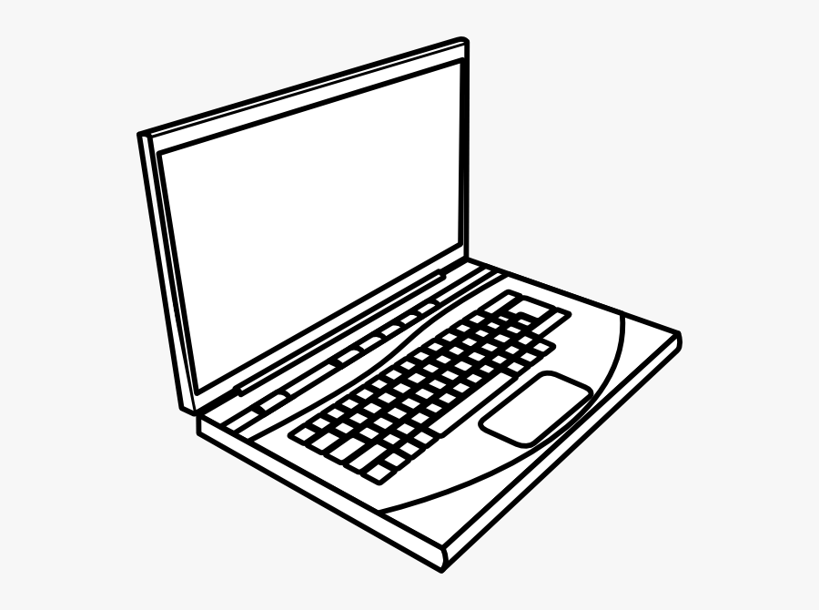 Laptop Clipart Image Laptop Black And White , Free