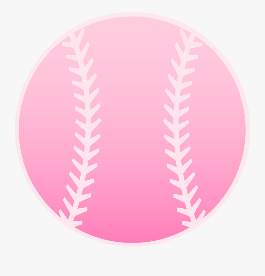 Baseball Clipart Pink - Pink Baseball, Transparent Clipart