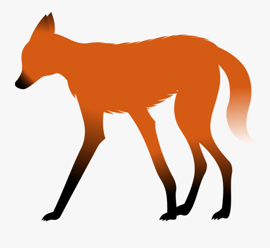Maned Wolf By Nevalt - Maned Wolf Clipart, Transparent Clipart