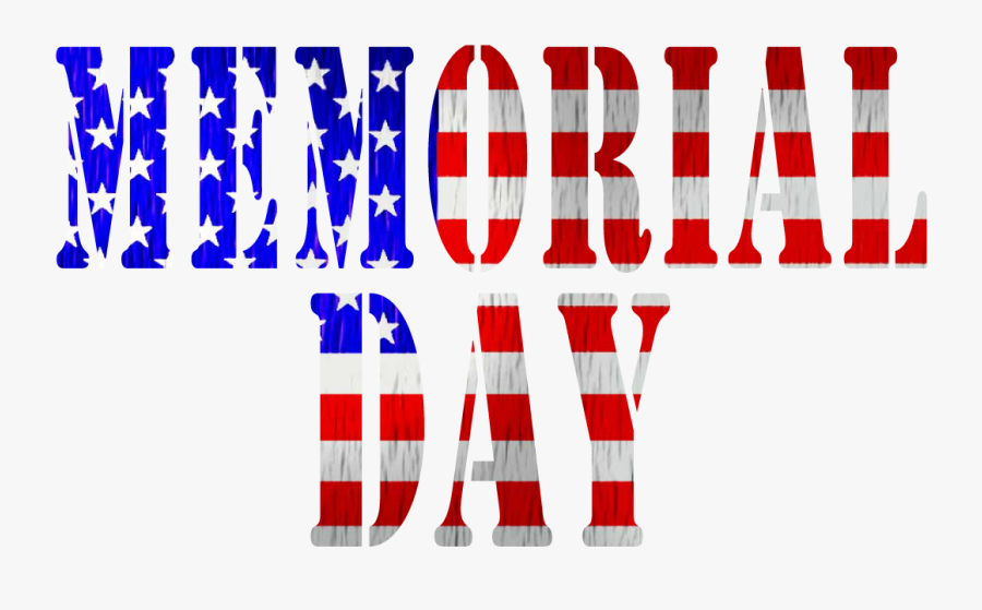 Memorial Day- Flag, Transparent Clipart