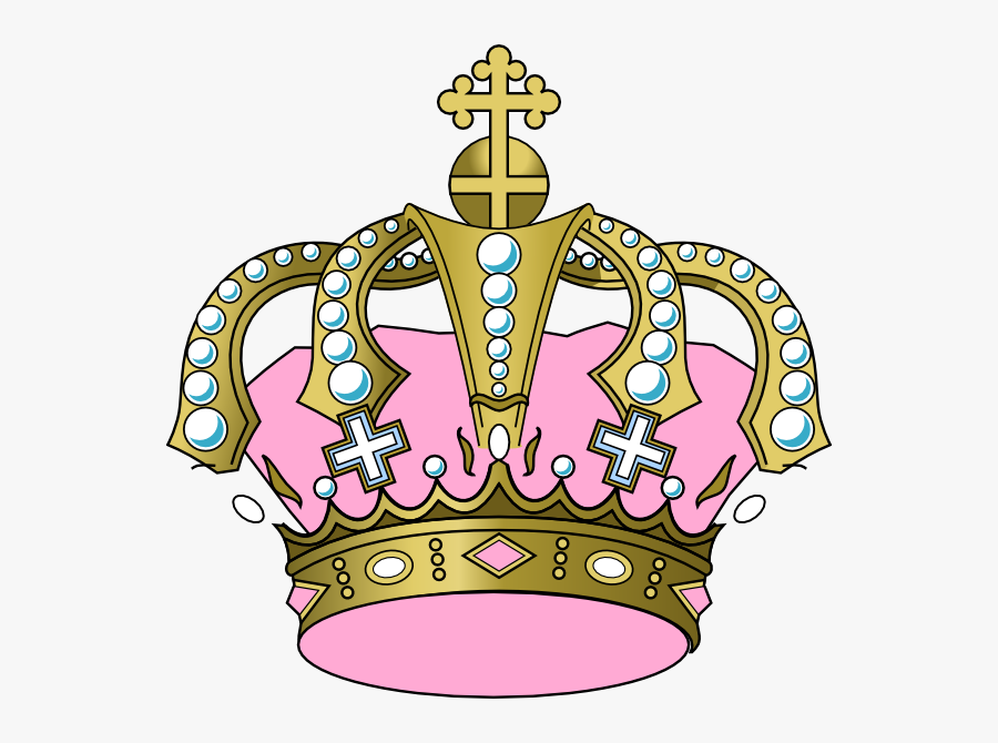 Purple And Gold Crown Png, Transparent Clipart