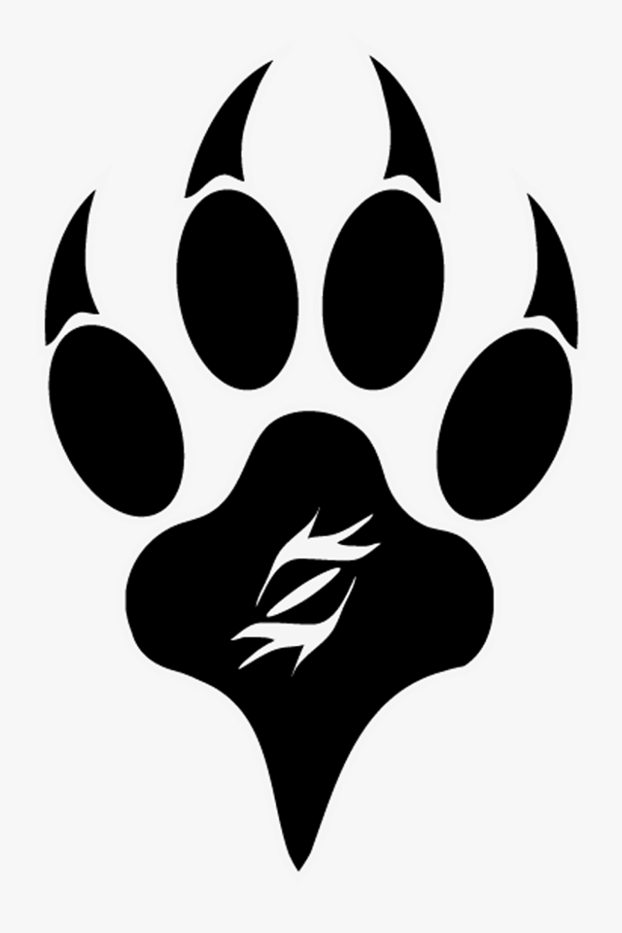 Wolf Drawing Clipart Mascot - Wolf Logo Png Hd, Transparent Clipart