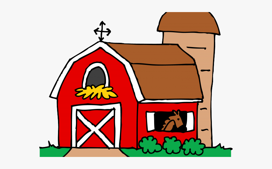 Farm Transparent Clip Art Picture Free Download - Farm Barn Clip Art Black And White, Transparent Clipart