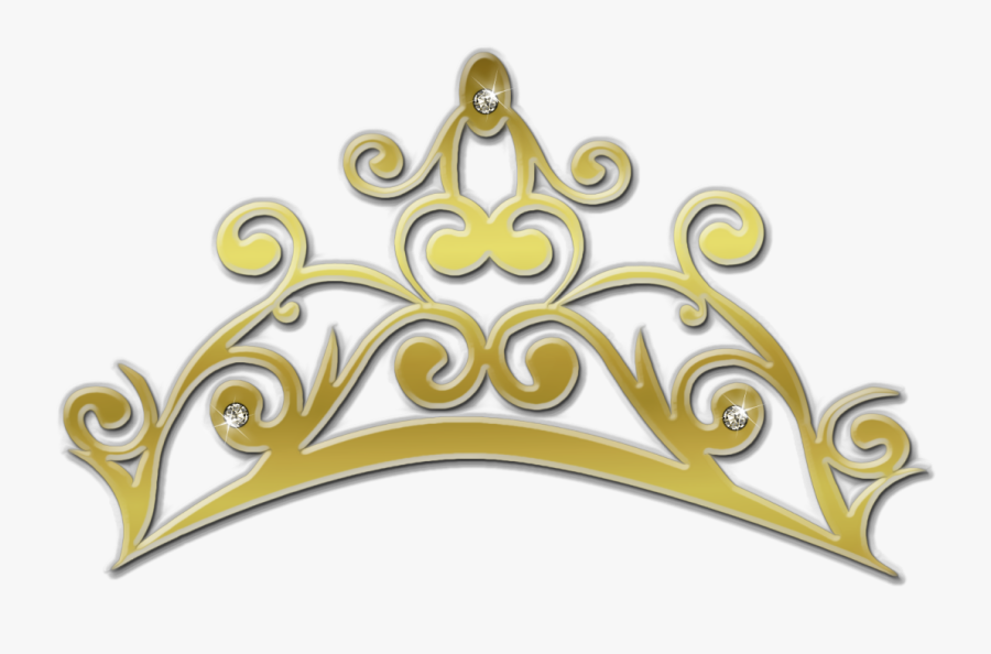 Elsa Cinderella Crown Clip Art - Gold Princess Crown Png, Transparent Clipart