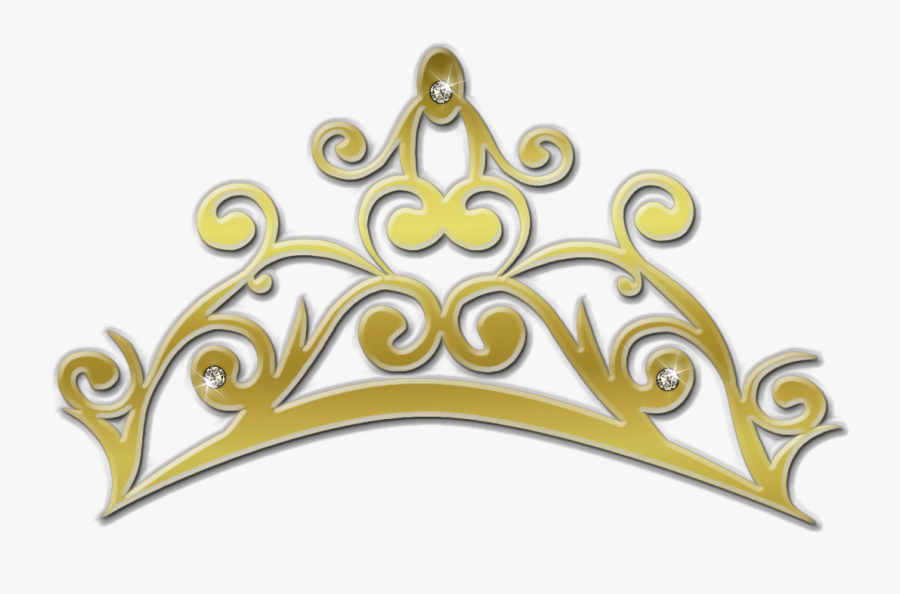 Elsa Cinderella Crown Clip Art - Gold Princess Crown Png , Free