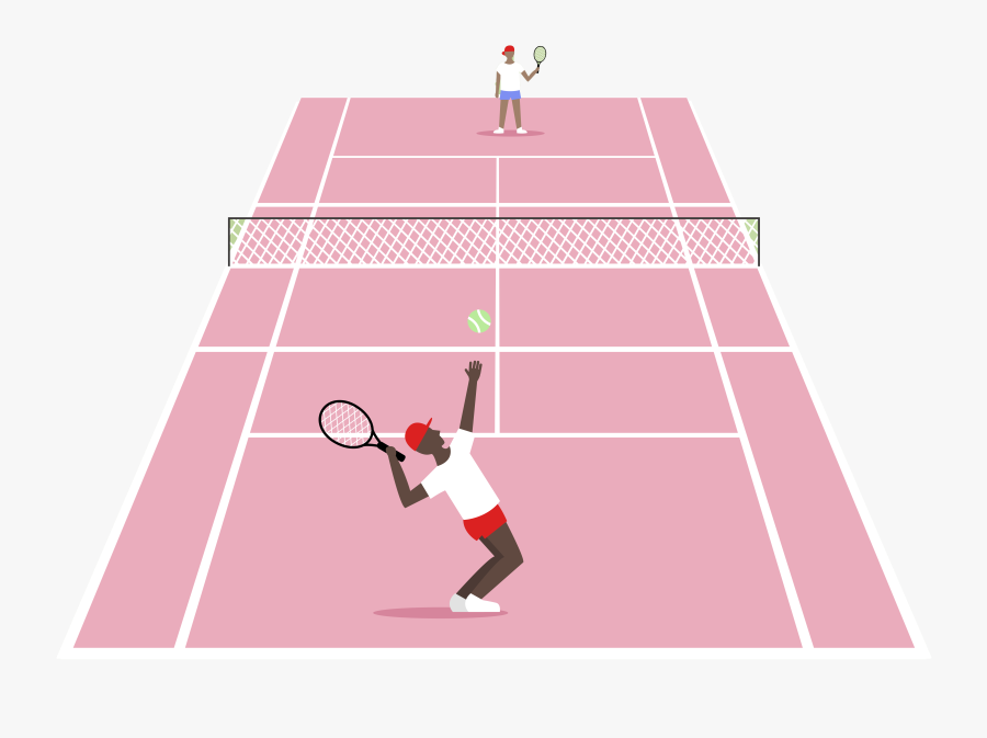 Transparent Sports Clipart Png - Clipart Tennis Court Png, Transparent Clipart