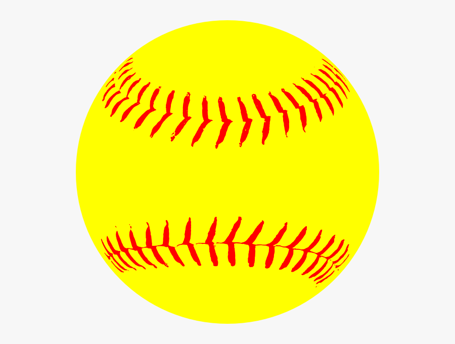 Yellow Paintings - Clipart Softball, Transparent Clipart