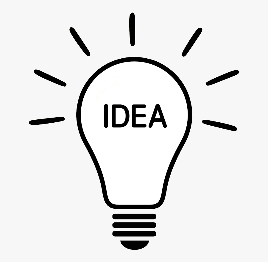 Lightbulb Clipart Business - Light Bulb Idea Vector, Transparent Clipart