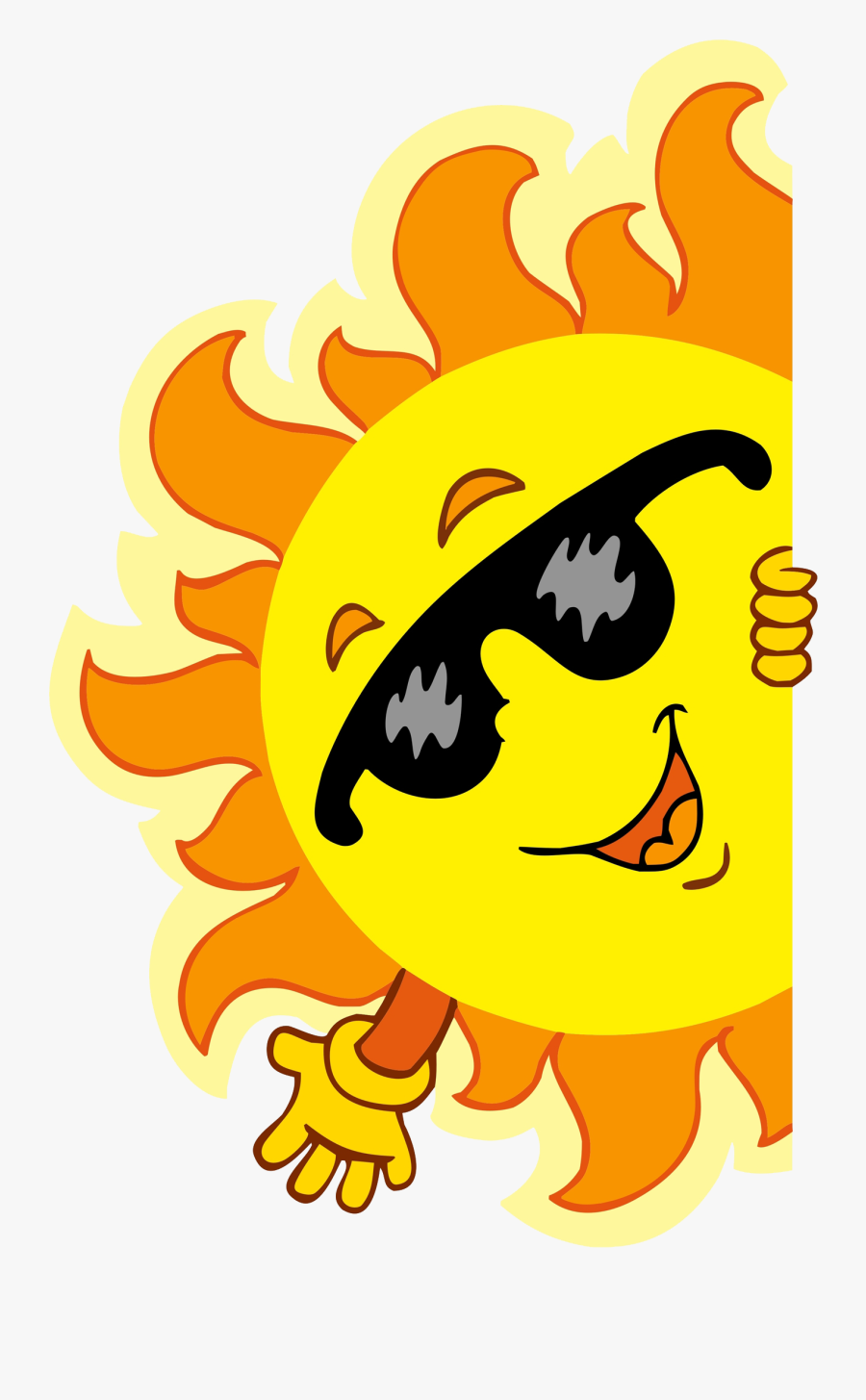 Cartoon Royalty - Sunglasses Sun Clipart, Transparent Clipart