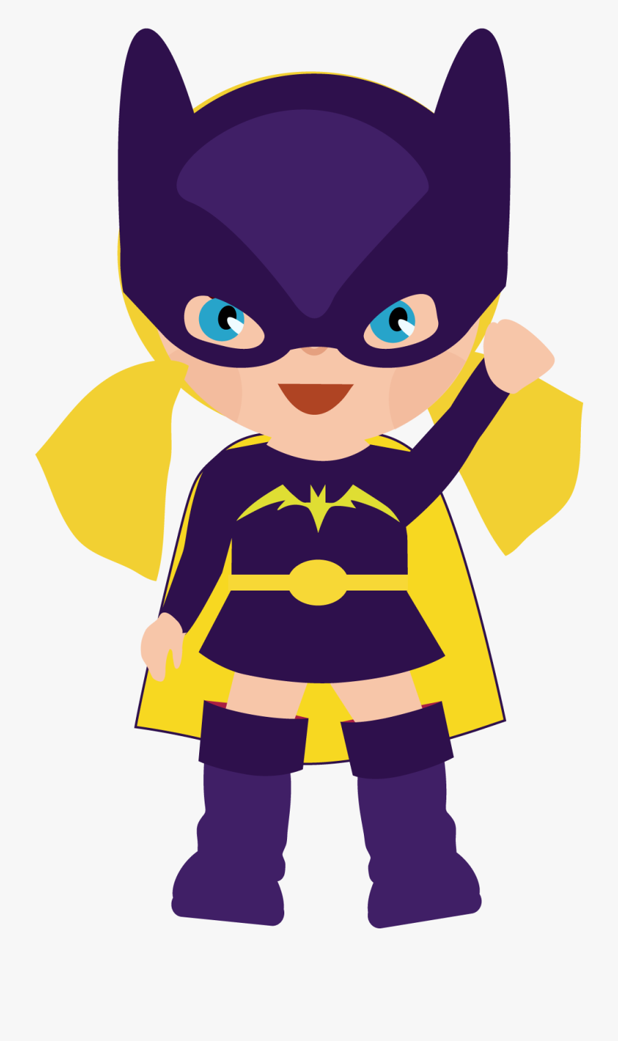 Batgirl Clipart, Transparent Clipart