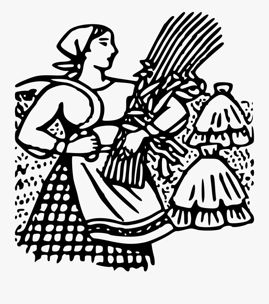 Belarus Clipart Farmer - Farmer Woman Clipart, Transparent Clipart