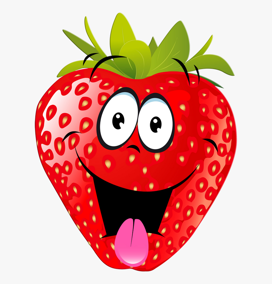 Svg Freeuse Funny Fruit Png Clip Art Emojis And - Cartoon Fruits Clipart, Transparent Clipart