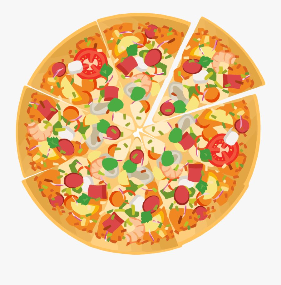 Pizza - American Food Clipart, Transparent Clipart