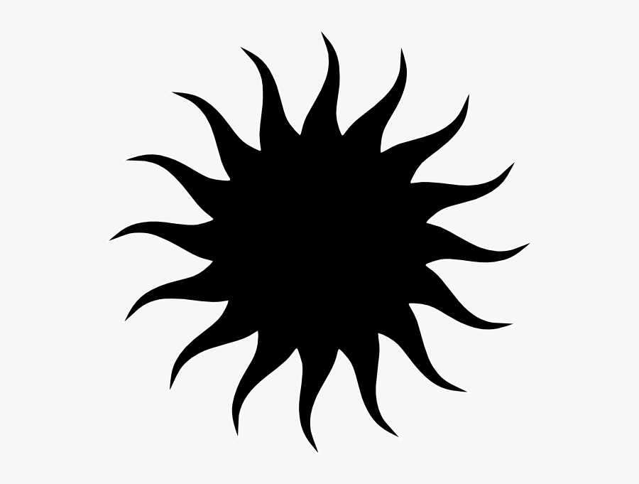 Transparent Sun Clipart Black And White, Transparent Clipart
