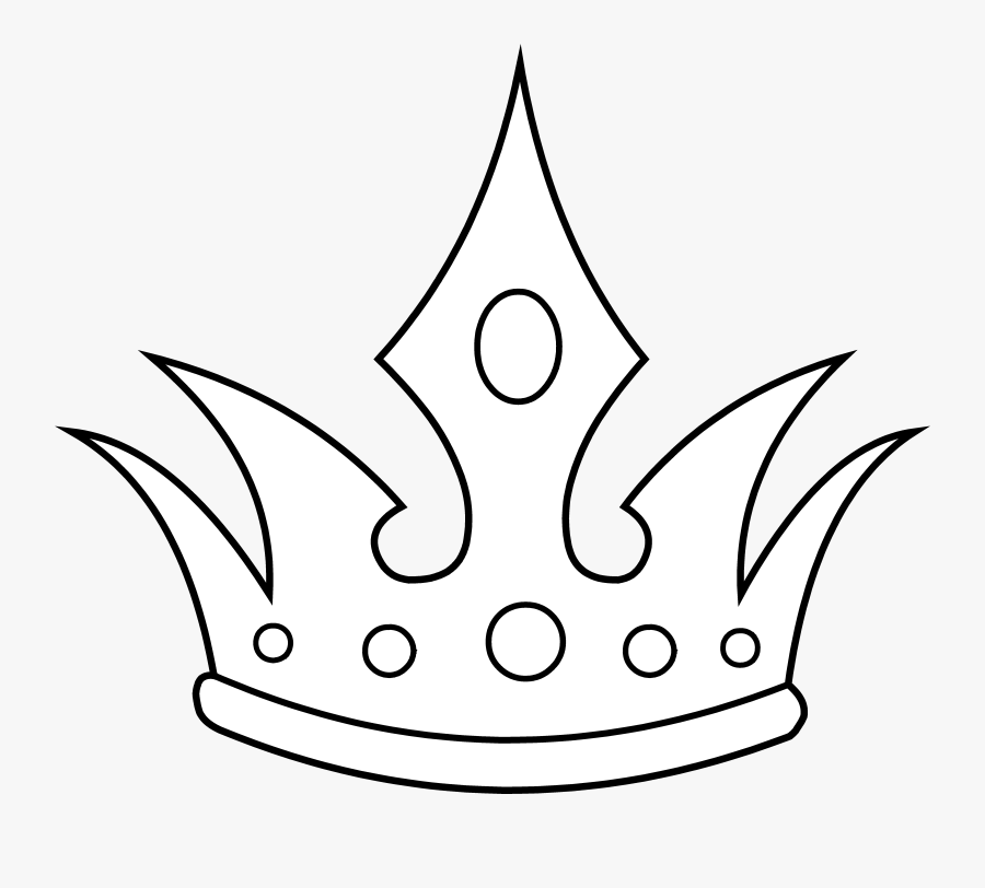 King Crown Clip Art Black And White - Prince Crown Clipart Black And White, Transparent Clipart