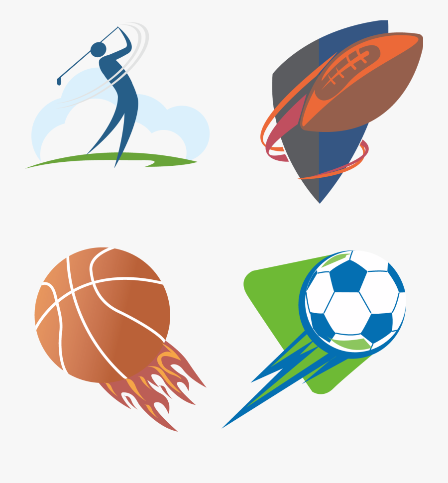 Sport Clip Art Logo Vector Transprent Png - Logo Png Vector Sport, Transparent Clipart