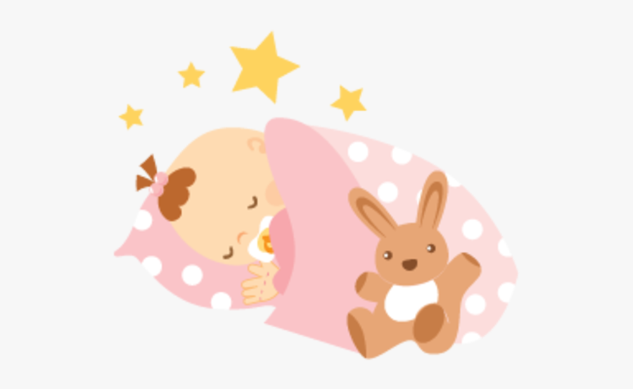 Sleep Clipart Sleeping Baby - Baby Girl Sleeping Clipart, Transparent Clipart