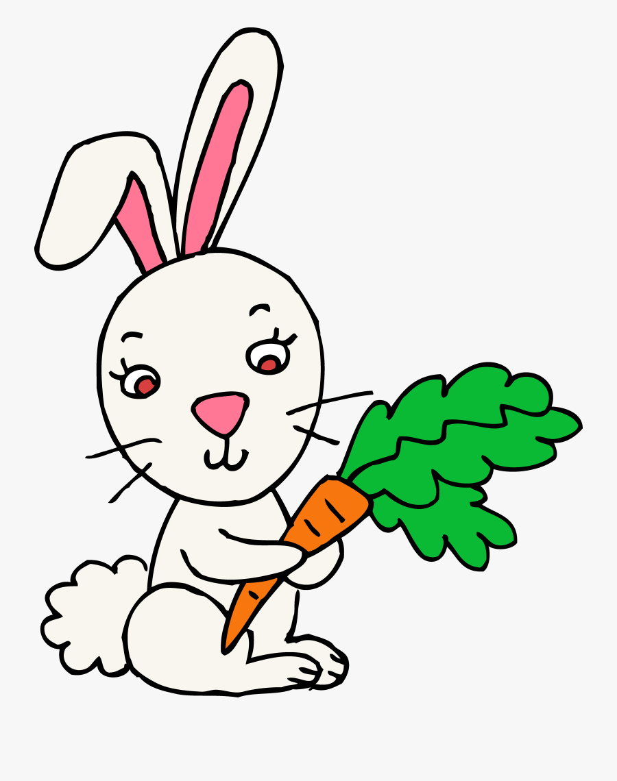 Bunny Rabbit Clipart - Rabbit Clipart Black And White, Transparent Clipart