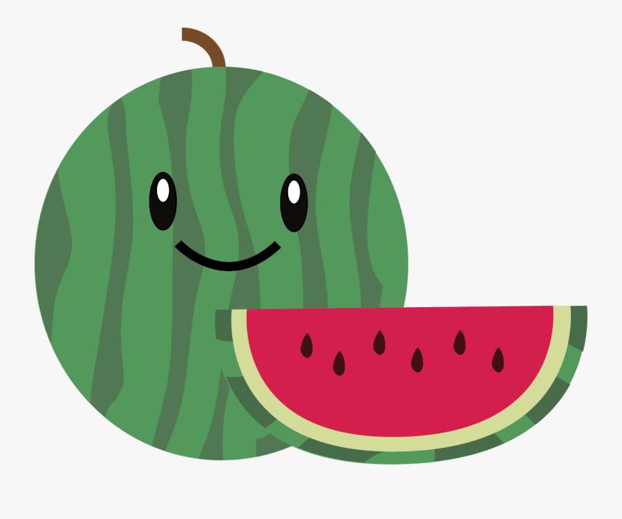 Fruit Soup Clip Art - Cartoon Watermelon Clipart Png, Transparent Clipart