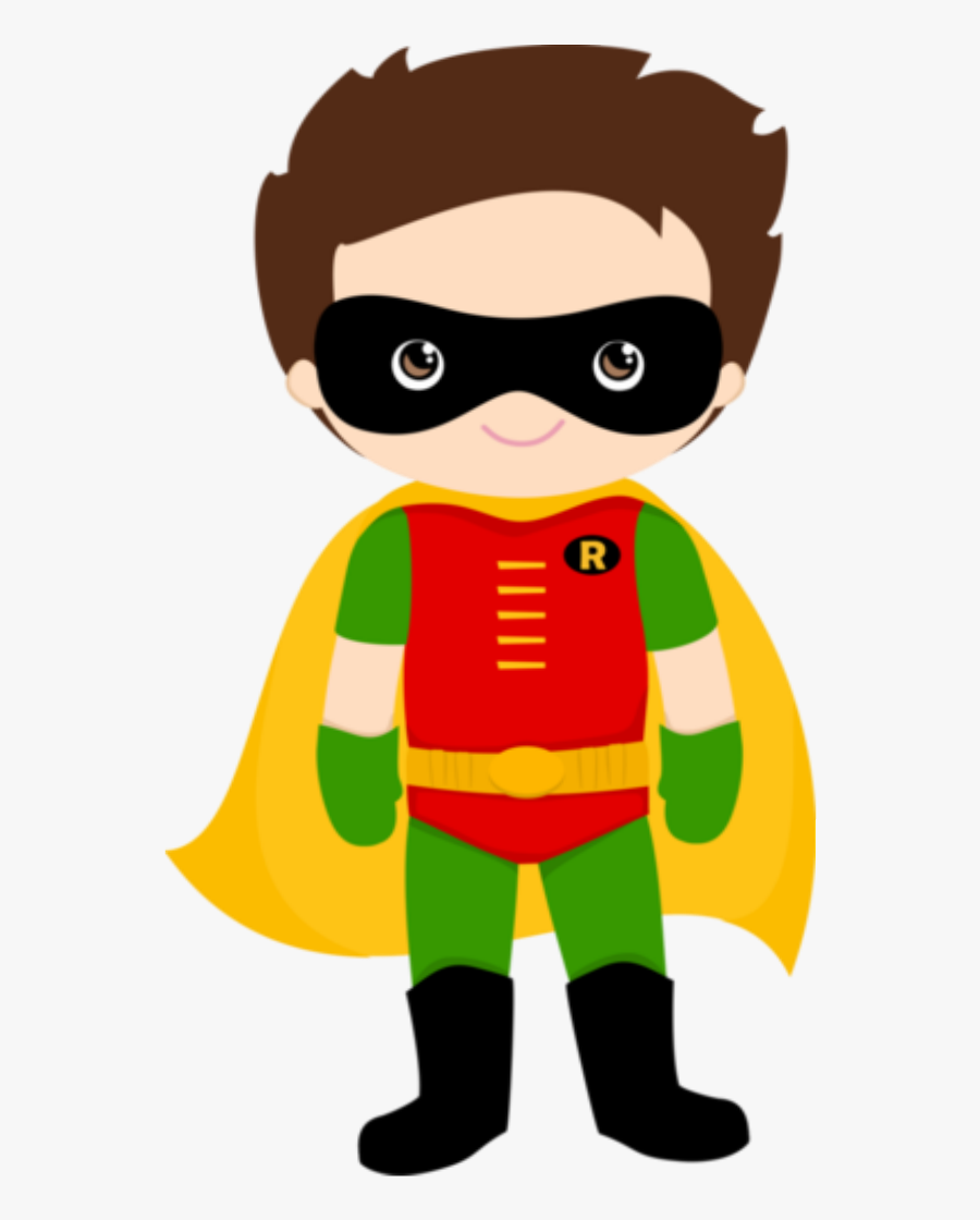 Robin Clipart Superhero - Mini Super Heroes Png, Transparent Clipart