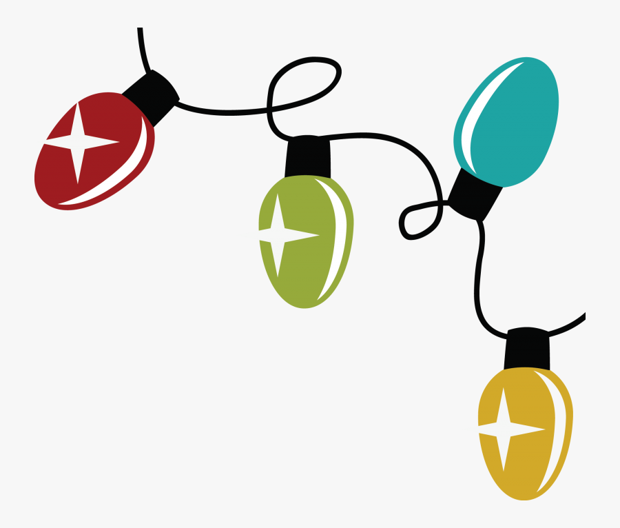 Christmas Lights Free Png Transparent Background Images - Christmas Lights Svg File, Transparent Clipart