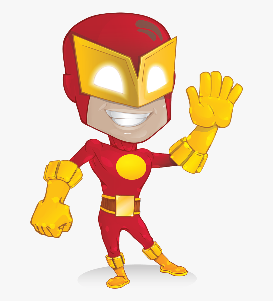 Superhero Super Hero Clip Art Black And White Free - Superhero Vector, Transparent Clipart