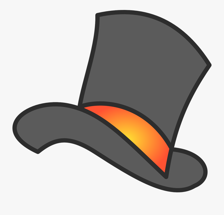 Top Silk Free Clip - Public Domain Top Hat, Transparent Clipart