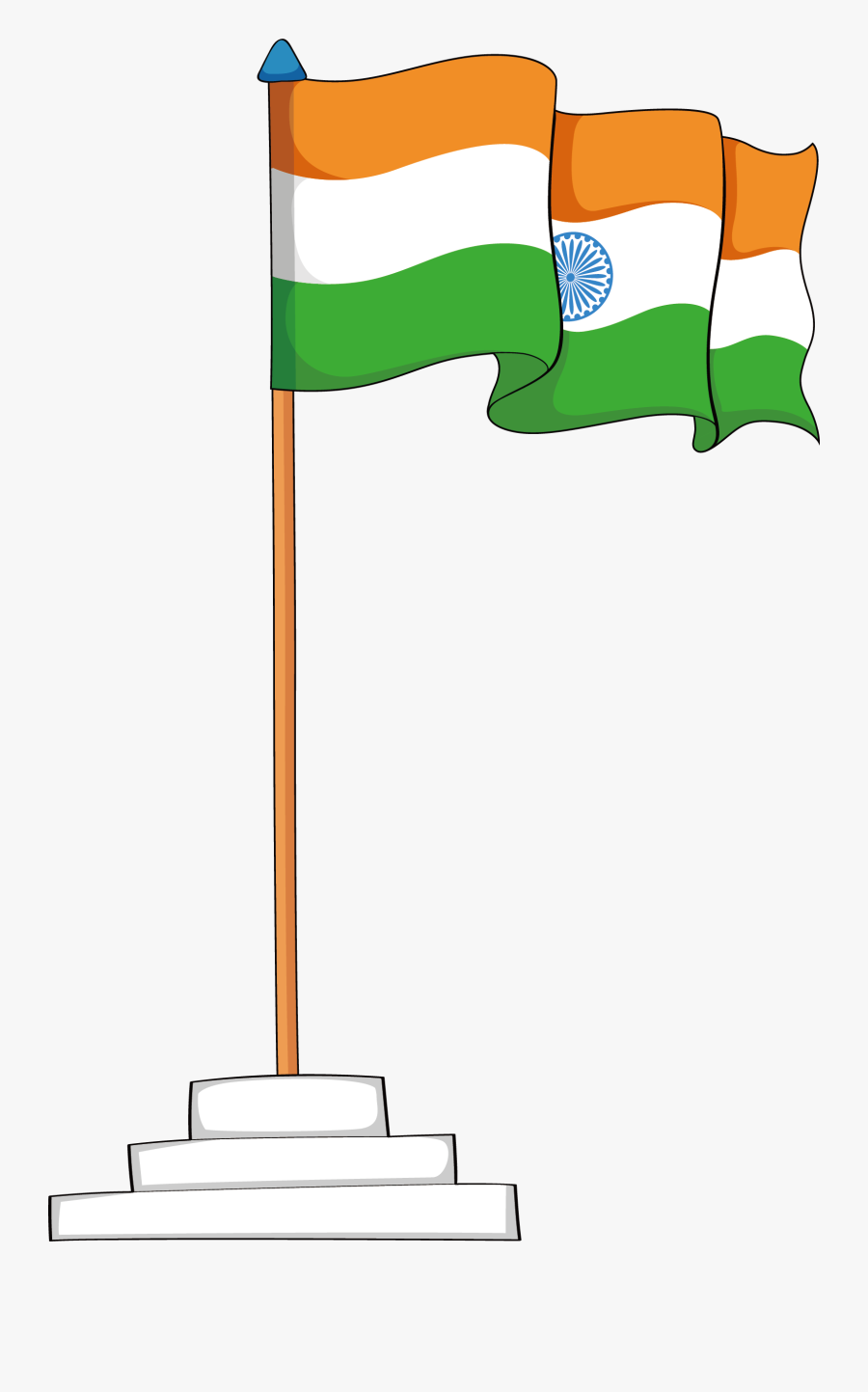 National Of India Clip - National Flag Of India Clipart, Transparent Clipart