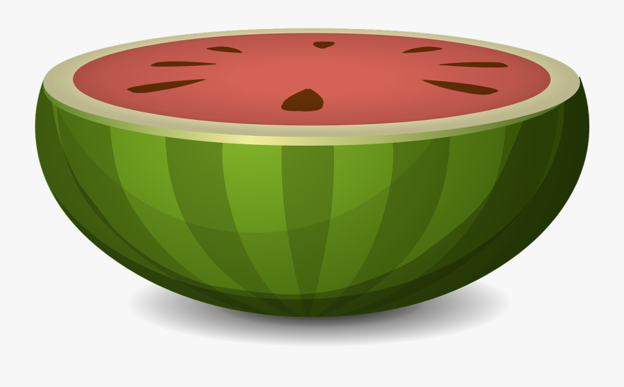 Collection Of Watermelon Fun Cliparts - Half Watermelon Clipart Png, Transparent Clipart
