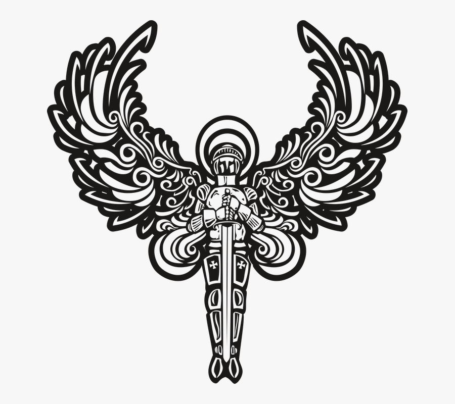 Angel, Wings, Character, No Background, Halo, Male - Faces Falling From The Moon, Transparent Clipart