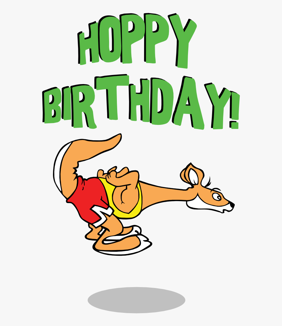 Kangaroo Happy Birthday - Happy Birthday Kangaroo, Transparent Clipart