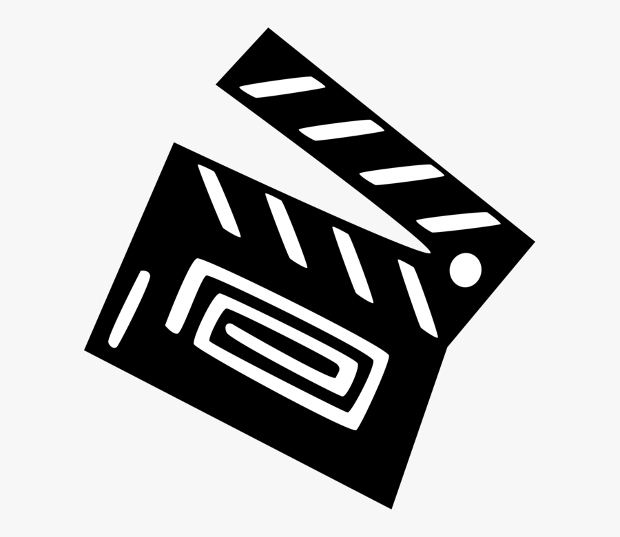 Vector Illustration Of Filmmaking And Video Production - Movie Clipart, Transparent Clipart
