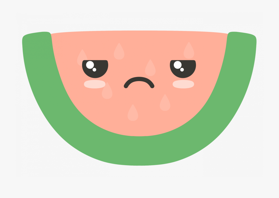 Grumpy Watermelon Clipart , Png Download - Watermelon, Transparent Clipart