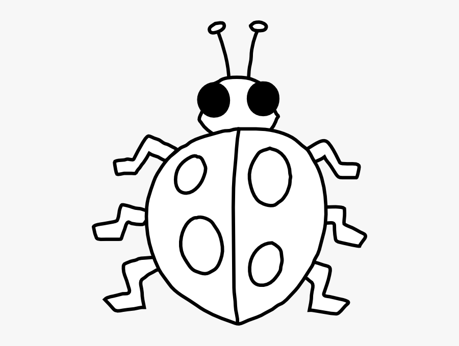 Insect Clipart Black And White, Transparent Clipart