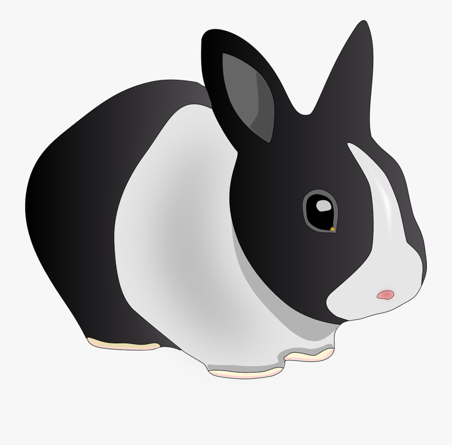 Cat Clipart Rabbit - Transparent Background Clip Art Bunny, Transparent Clipart