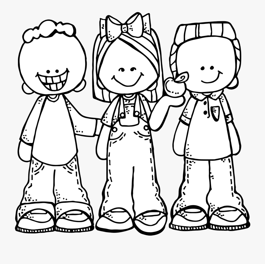 Sunshine Clipart Melonheadz - Melonheadz Black And White Clipart School, Transparent Clipart