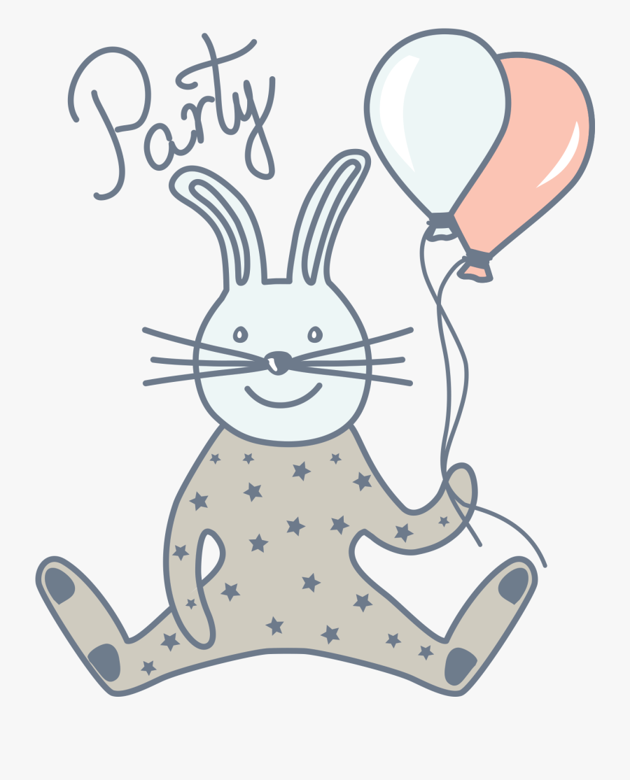 Rabbit Clipart - Cartoon, Transparent Clipart